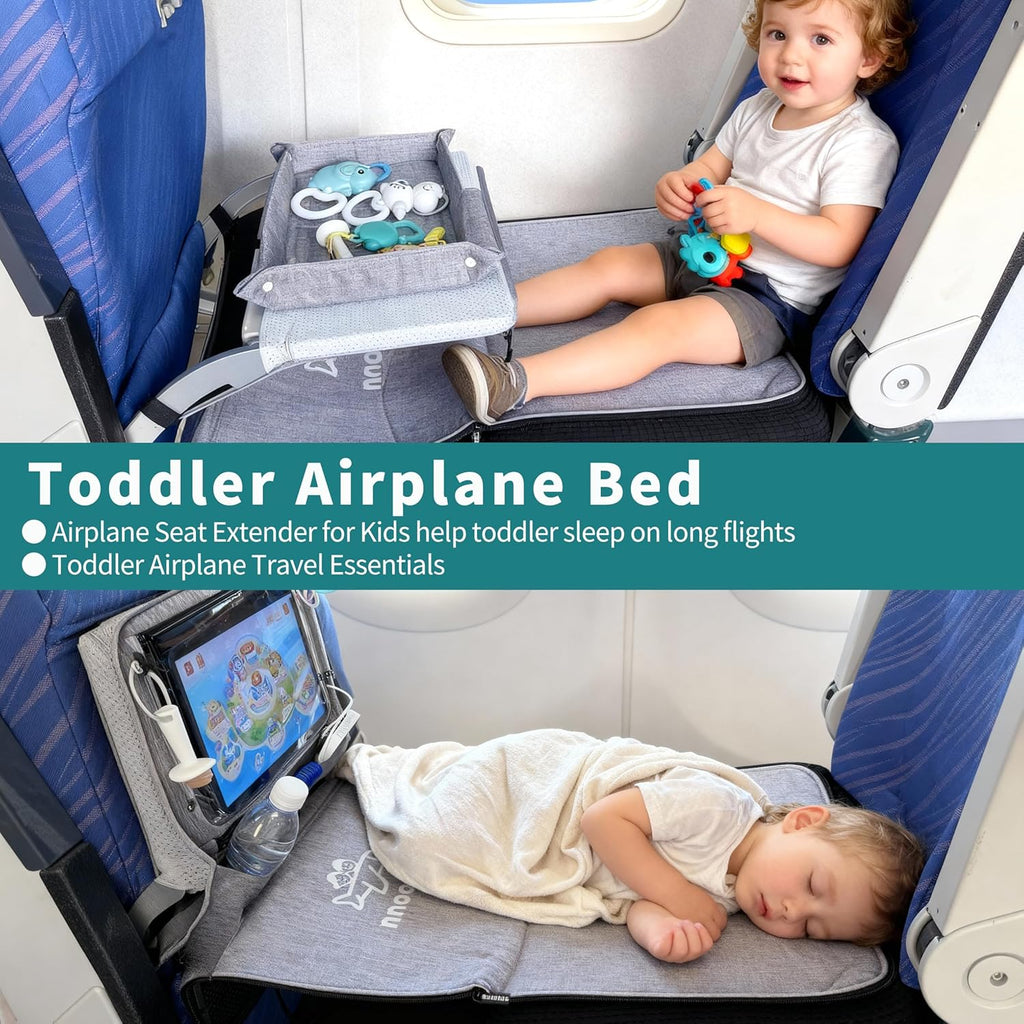 Airplane Bed for Toddler with Tray Cover Can Turn into Bag