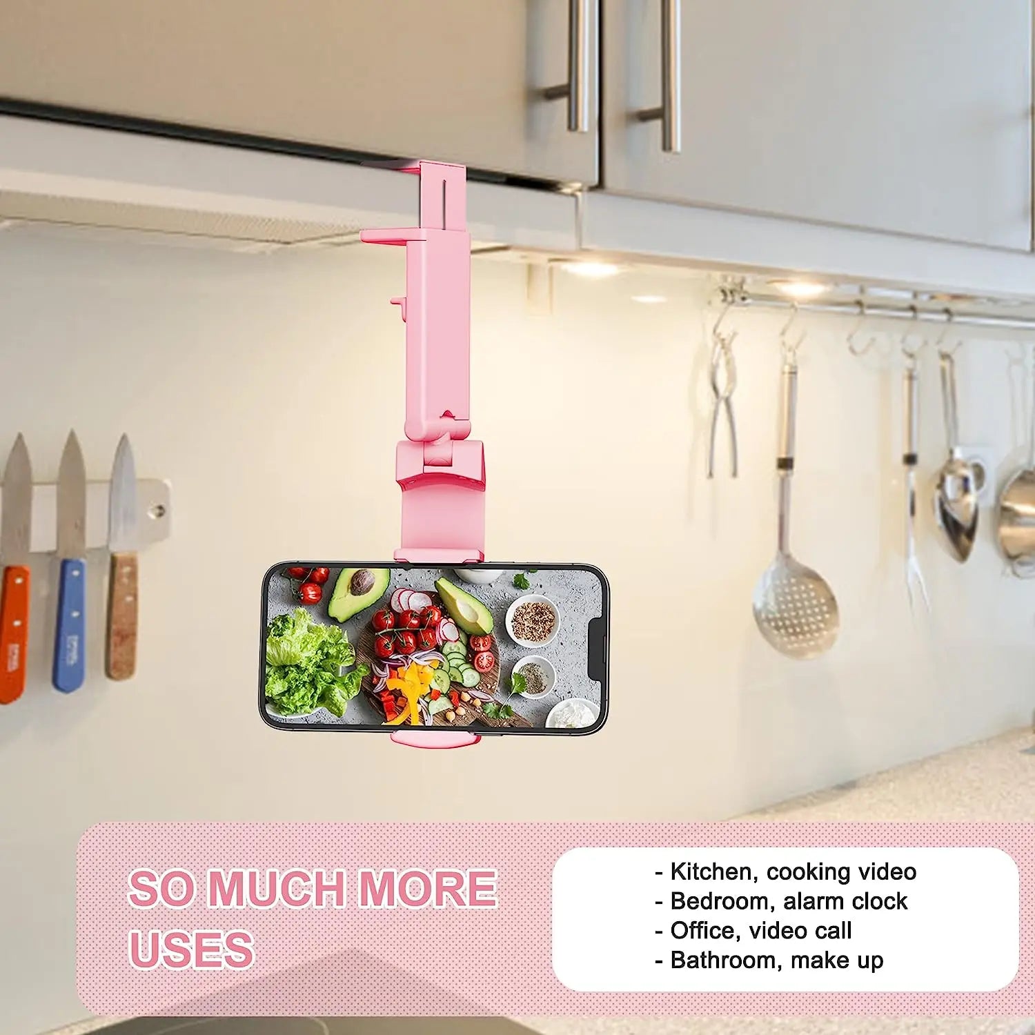 Perilogics Travel Airplane Phone Holder. in Flight Airplane Hands Free Phone Mount. Compact Lightweight Travel Essential. Perfect Practical Gift for Every Travelers.