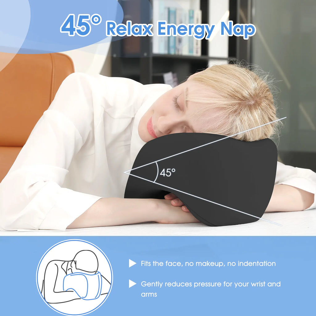 Travel Neck Pillow with Eye Mask and Ear Plugs!